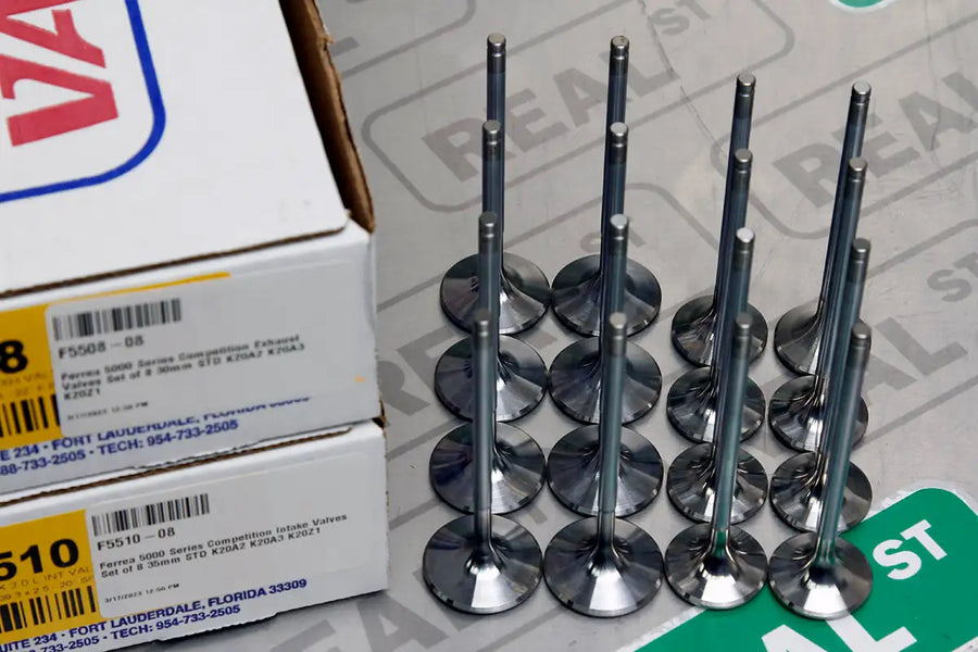 Ferrea 5000 Series STD Size Intake & Exhaust Valves Set Honda Acura K20 K20A2 K20A4 K20Z1 K24