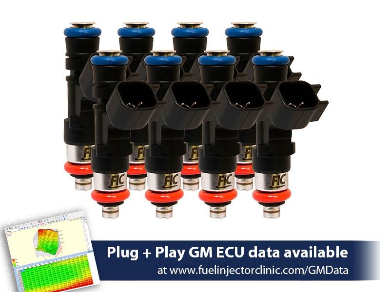 FIC FUEL INJECTOR CLINIC INJECTOR SET FOR 4.8/5.3/6.0/6.2 TRUCK MOTORS ('07-'13) (HIGH-Z)