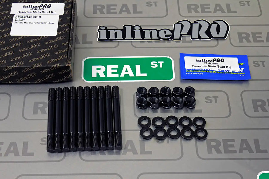 InlinePRO K-Series Main Stud Kit Honda Civic Si Accord Acura RSX K20A K20A2 K20A3 K20Z K24A K24Z